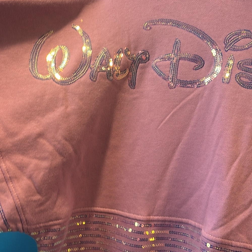 Disney Purple Sequin Women's Sweater - Picture 2 of 4